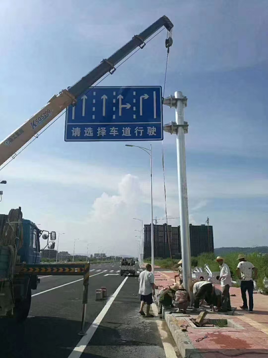 商洛市指路牌八角杆 - 方案